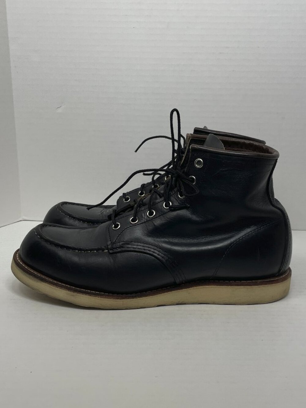 Red Wing Boots Men’s Size 11 D Leather 8890 Black Lace Up Work See Pics